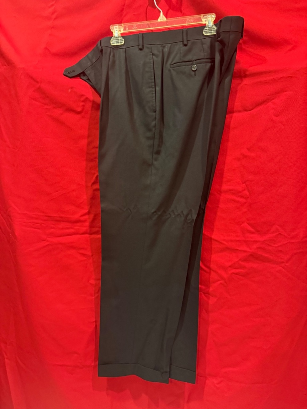 RALPH LAUREN GREEN LABEL 38W/30L PURE WOOL TROUSERS PAIR #2